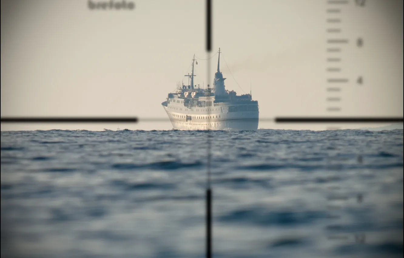 Photo wallpaper boat, underwater, Periscope