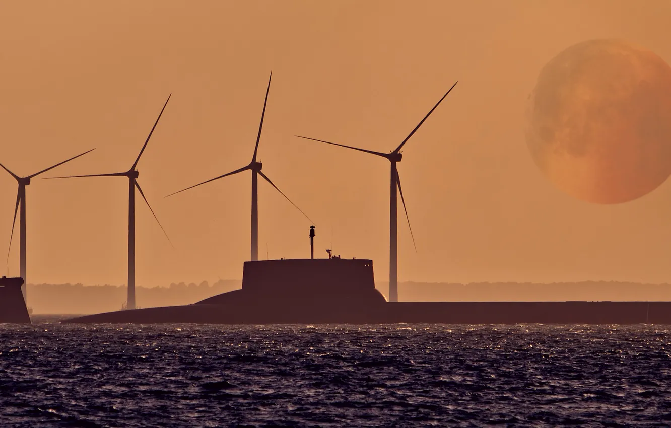 Photo wallpaper rocket, strategic purpose, the project 941, Dmitry Donskoy, the atomic submarine