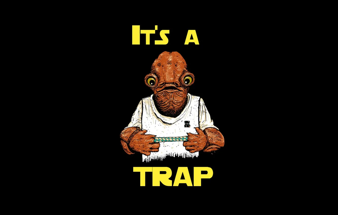 Photo wallpaper Star Wars, Admiral Ackbar, it's a trap