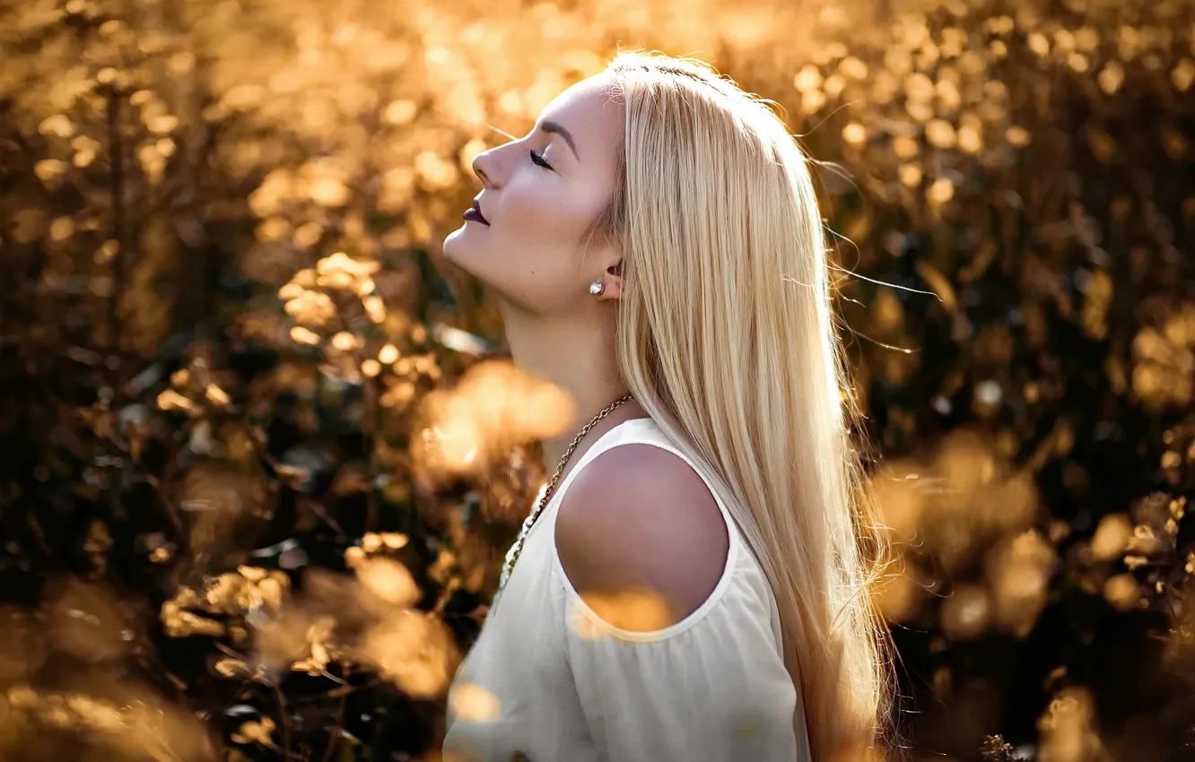 Photo wallpaper girl, nature, Jana, Never Ending Dream