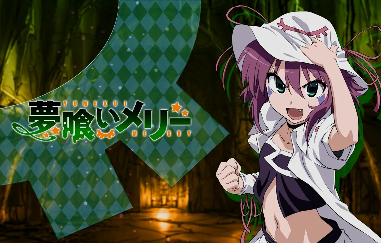 Photo wallpaper girl, background, Yumekui Merry, Merry Devourer of dreams