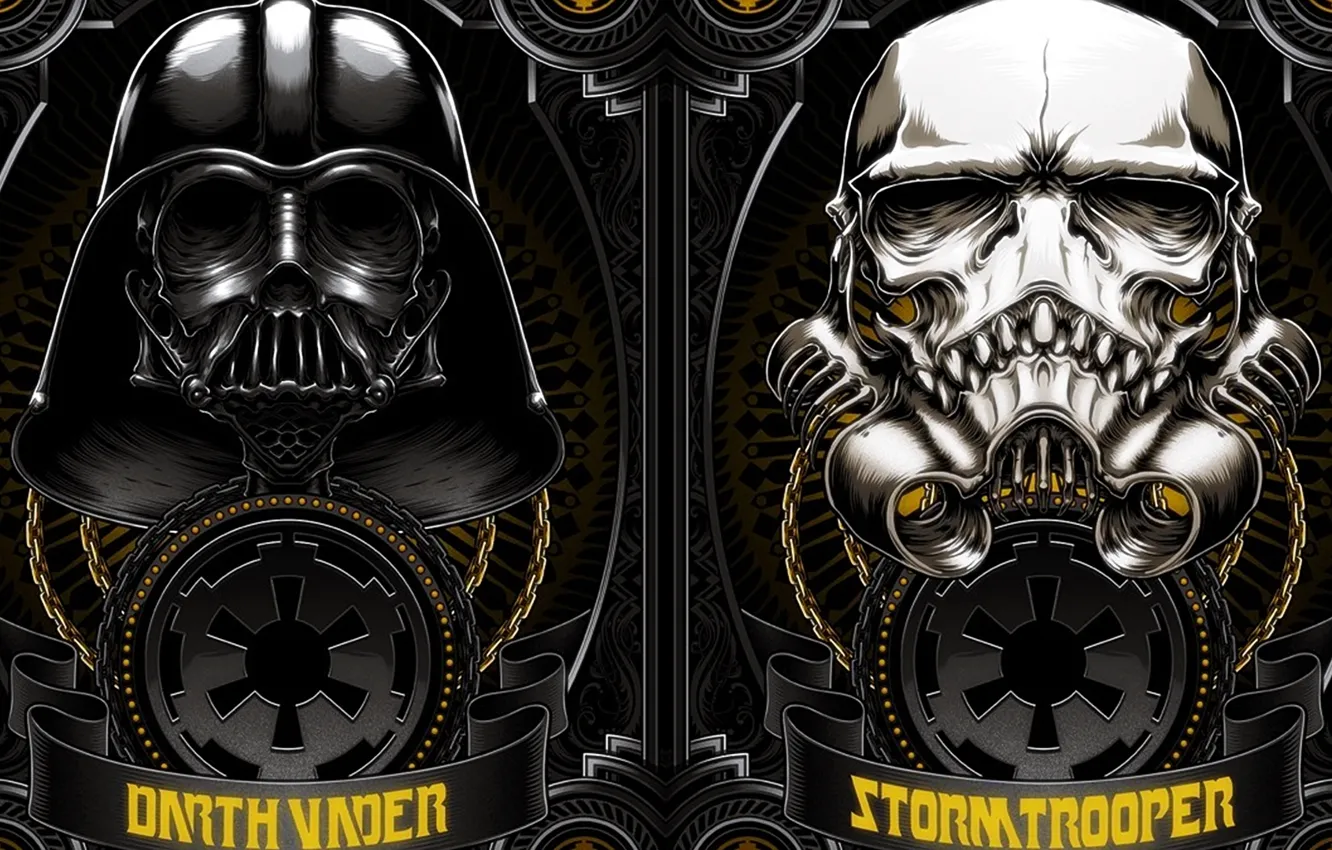 Photo wallpaper Star Wars, Darth Vader, Star Wars, Storm Trooper