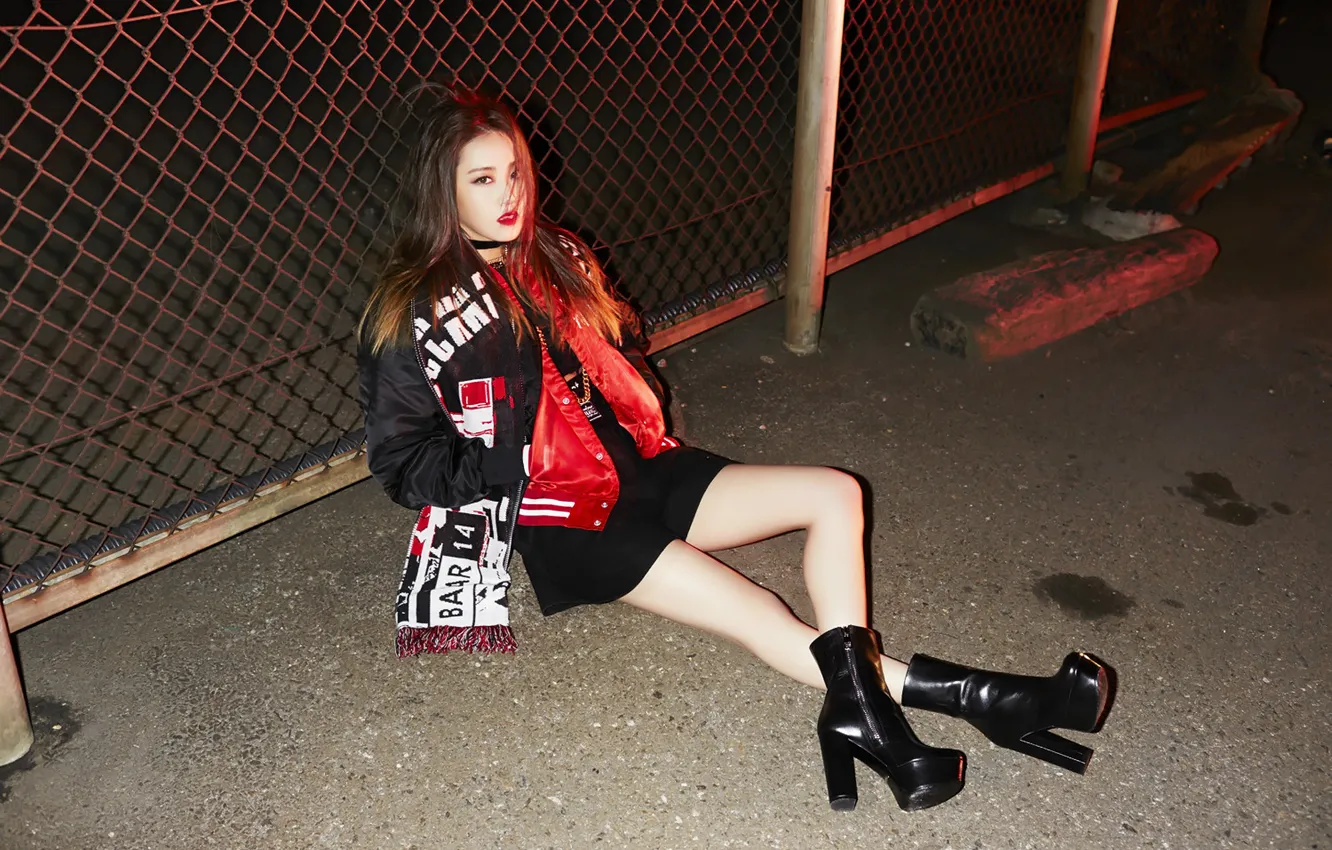 Photo wallpaper 4Minute, South Korea, sexy, Gayoon, legs, girl, music, Asian