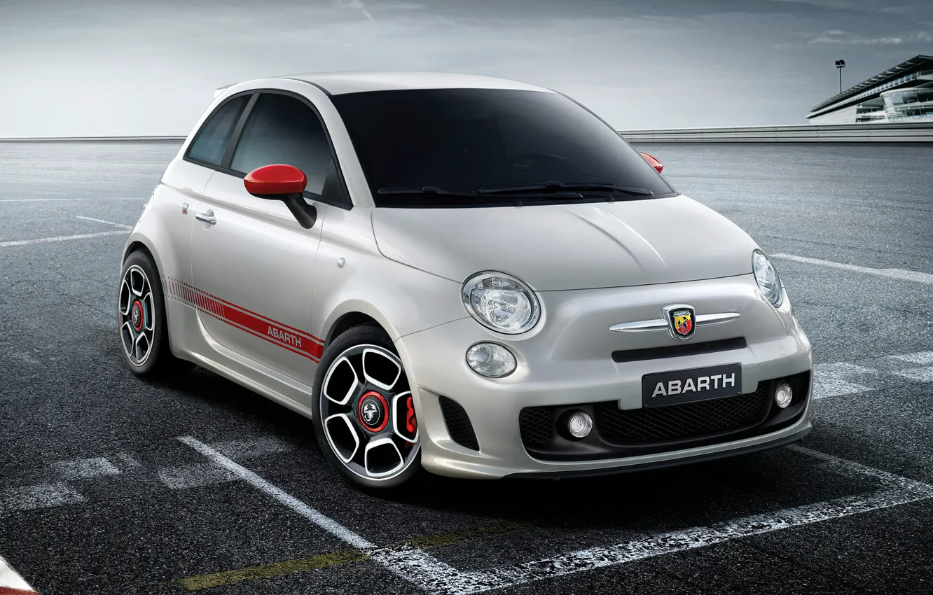 Photo wallpaper sport, hatchback, Abarth