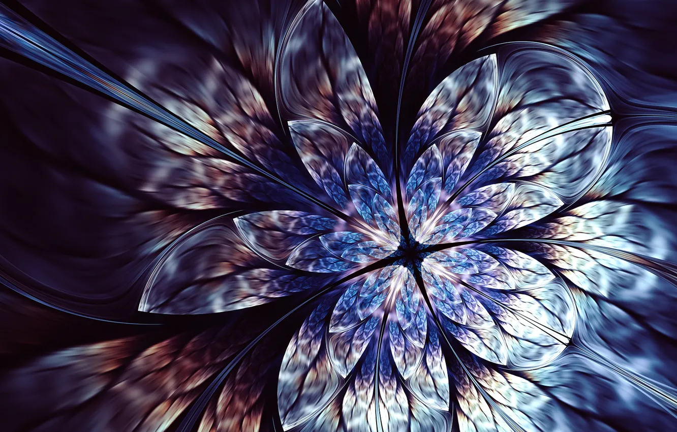 Photo wallpaper flower, abstraction, background