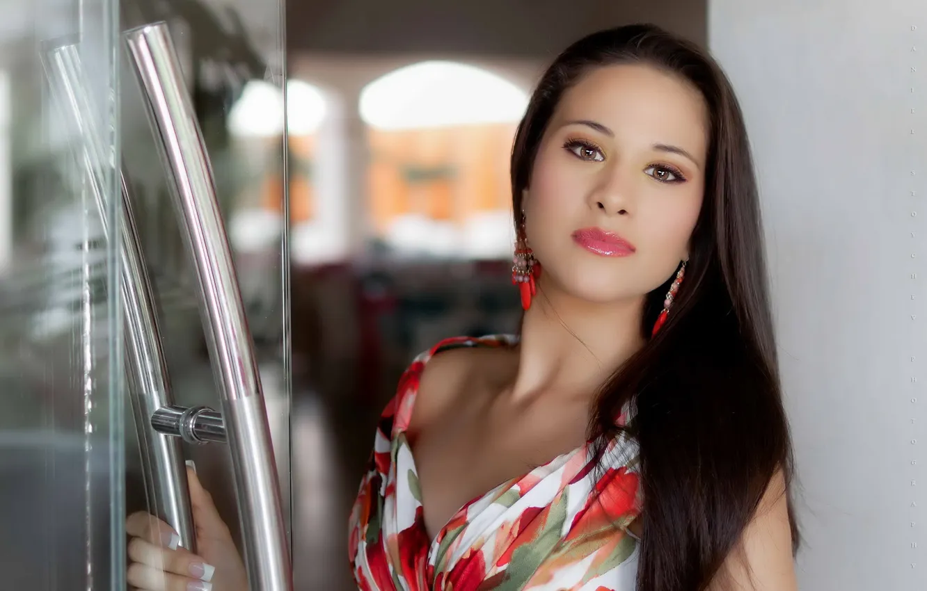 Photo wallpaper girl, portrait, Kenia