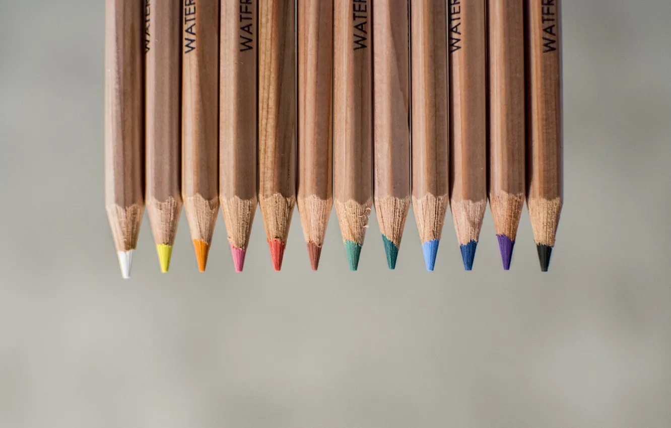 Photo wallpaper background, color, pencils