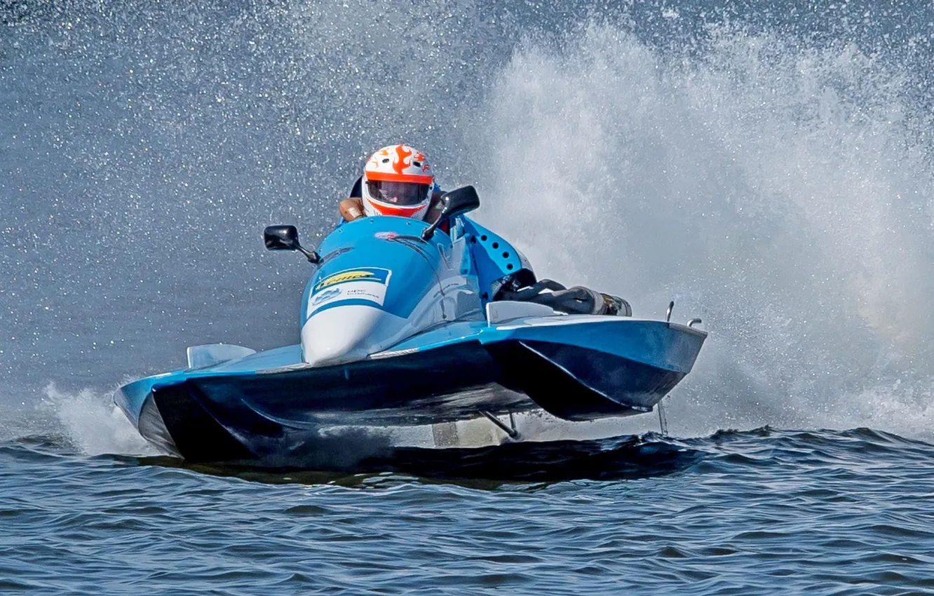 Photo wallpaper race, boat, speed