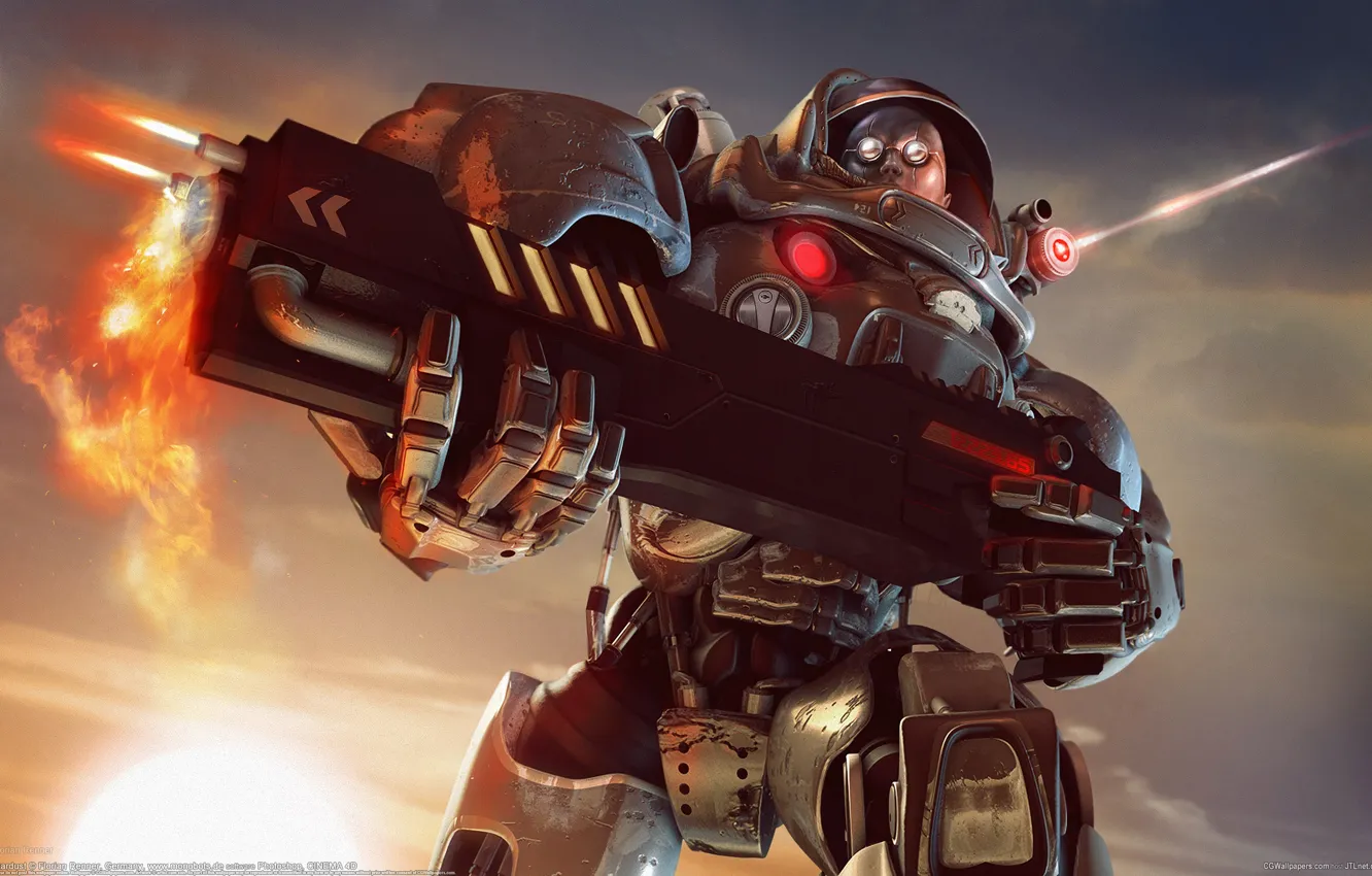 Photo wallpaper gun, fighter, Florian Renner, Stardust, space Marines, CG wallpapers
