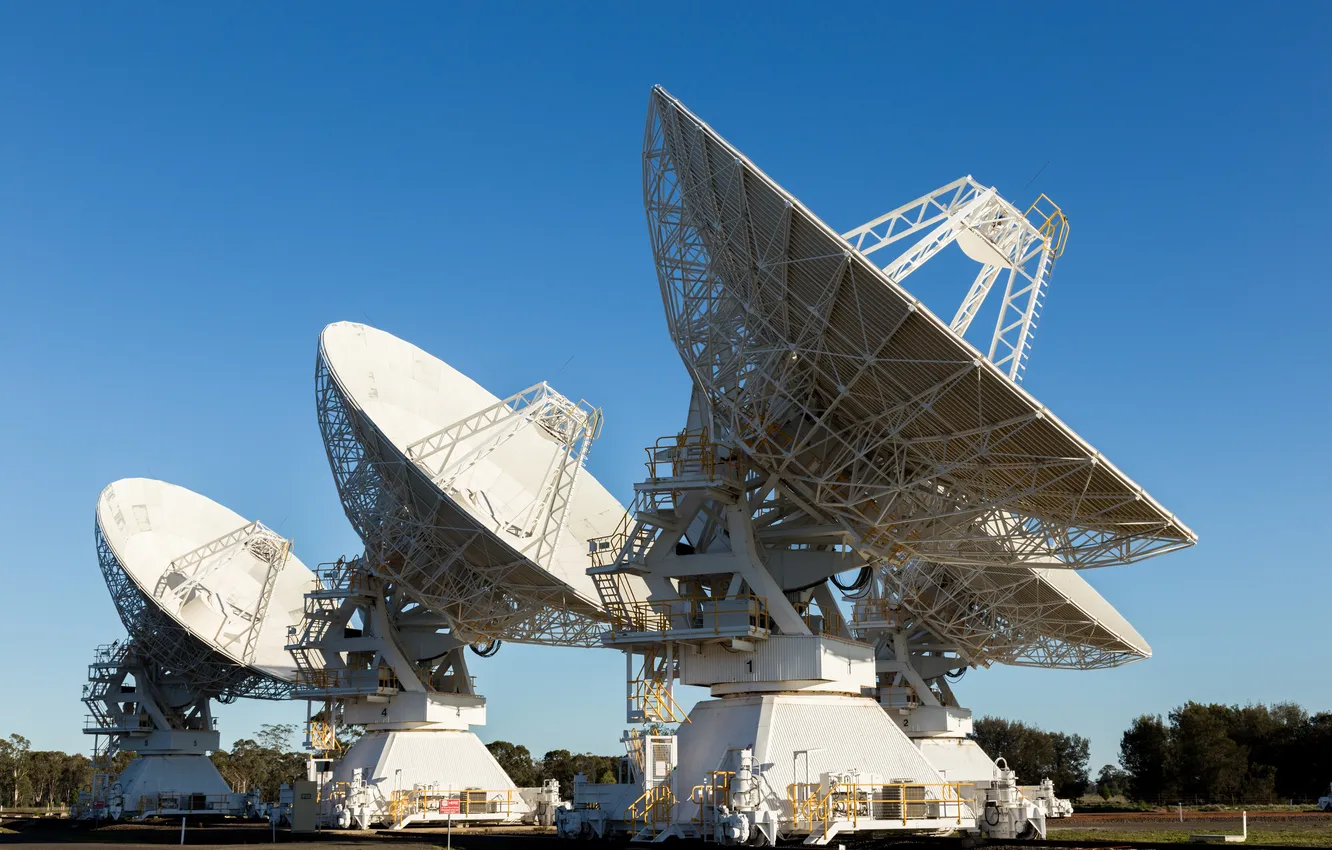 Photo wallpaper hi-tech, telescope, technology, Antennas