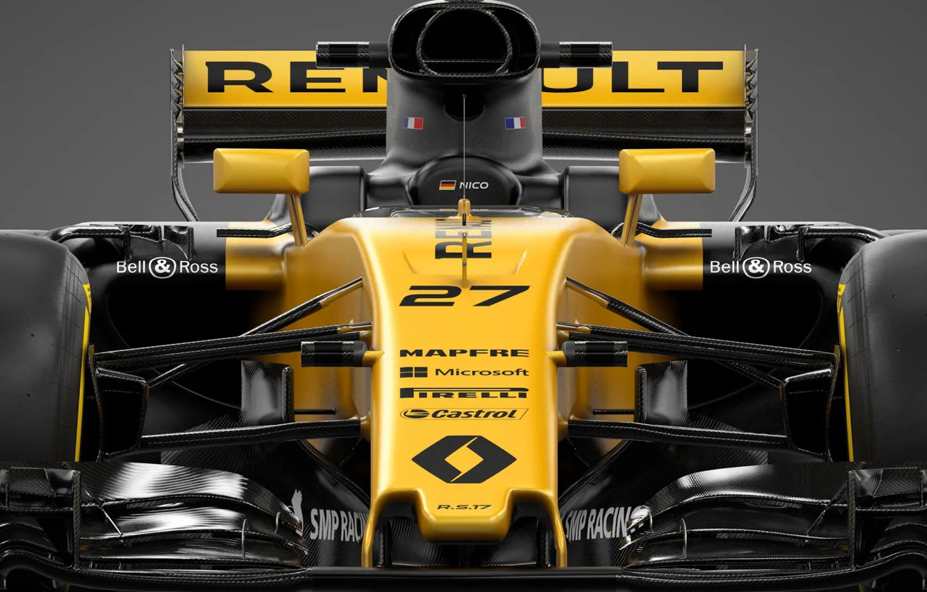 Photo wallpaper formula 1, the car, Motorsport, 2017, Renault R.S.17