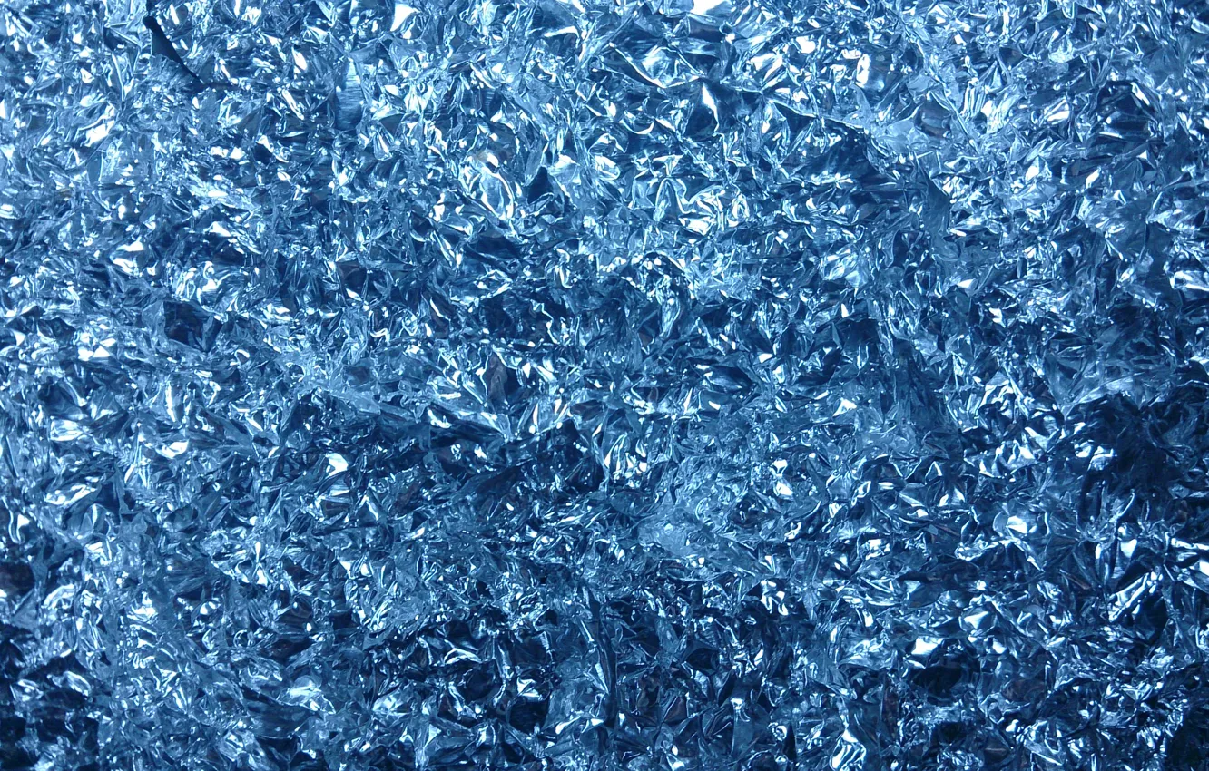 Photo wallpaper blue, texture, methamphetamine, crumpled foil