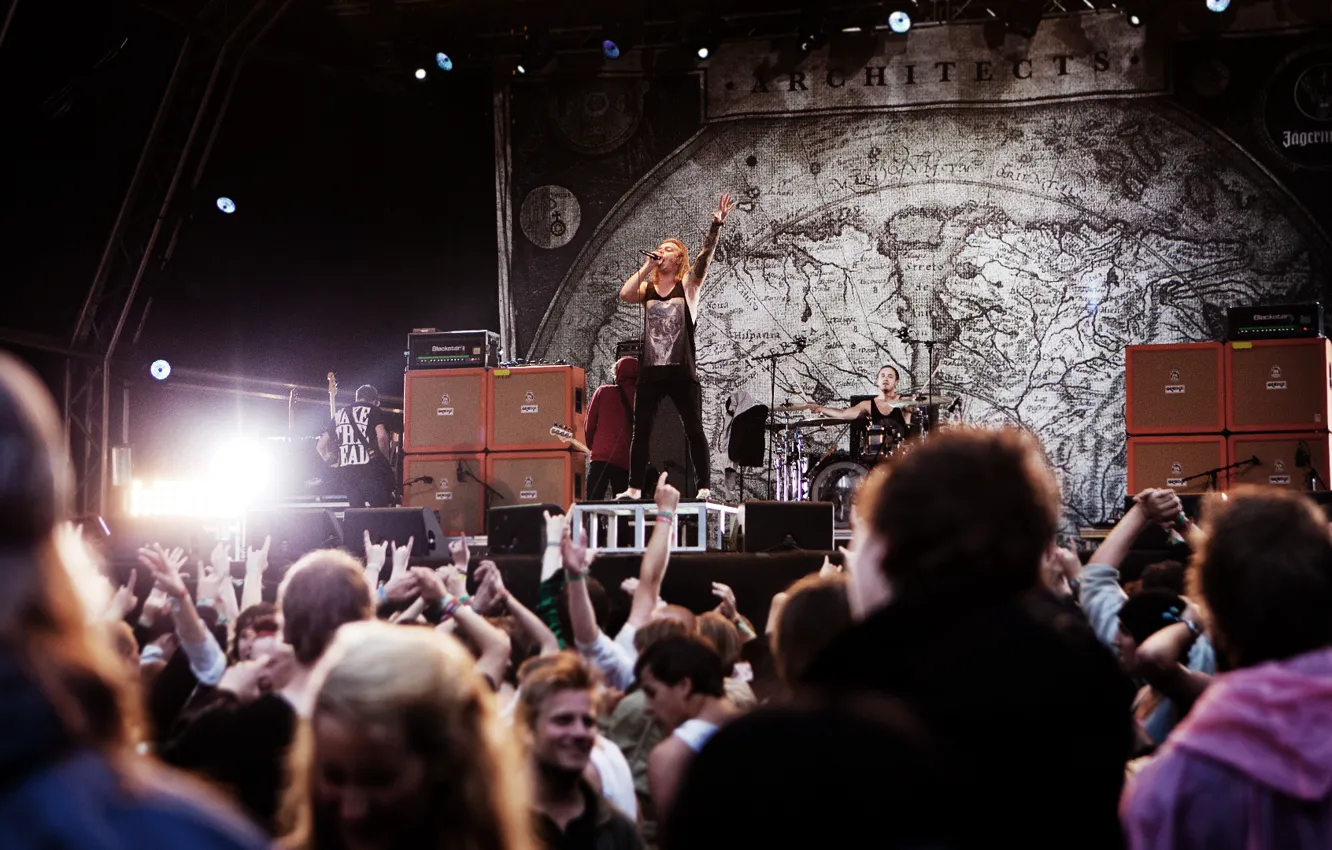 Photo wallpaper metalcore, post-hardcore, Alex Dean, Tom Searle, Dan Searle, Architects, Sam Carter