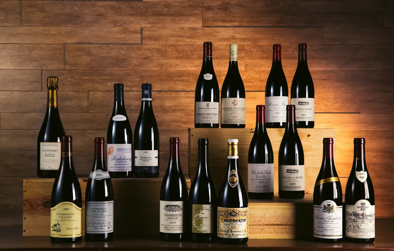 Photo wallpaper wine, bottle, drink, collection, brand