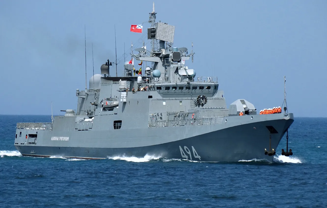 Photo wallpaper frigate, Admiral Grigorovich, the project 11356