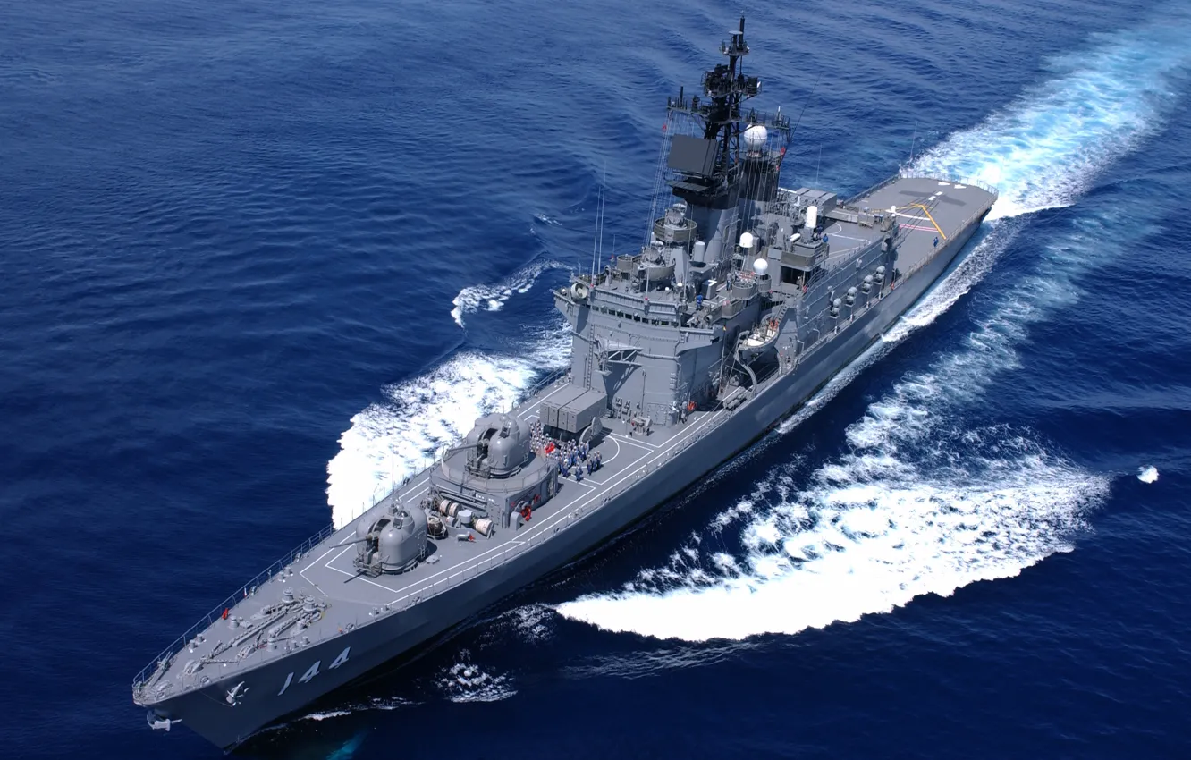 Photo wallpaper ship, Japan, combat, "Kurama", DDH-144