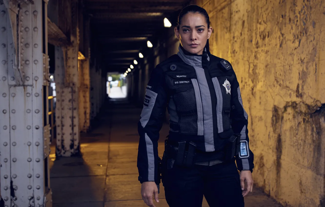 Photo wallpaper corridor, form, the series, Natalie Martinez, Natalie Martinez, Teresa Murphy, police TV series, In the …