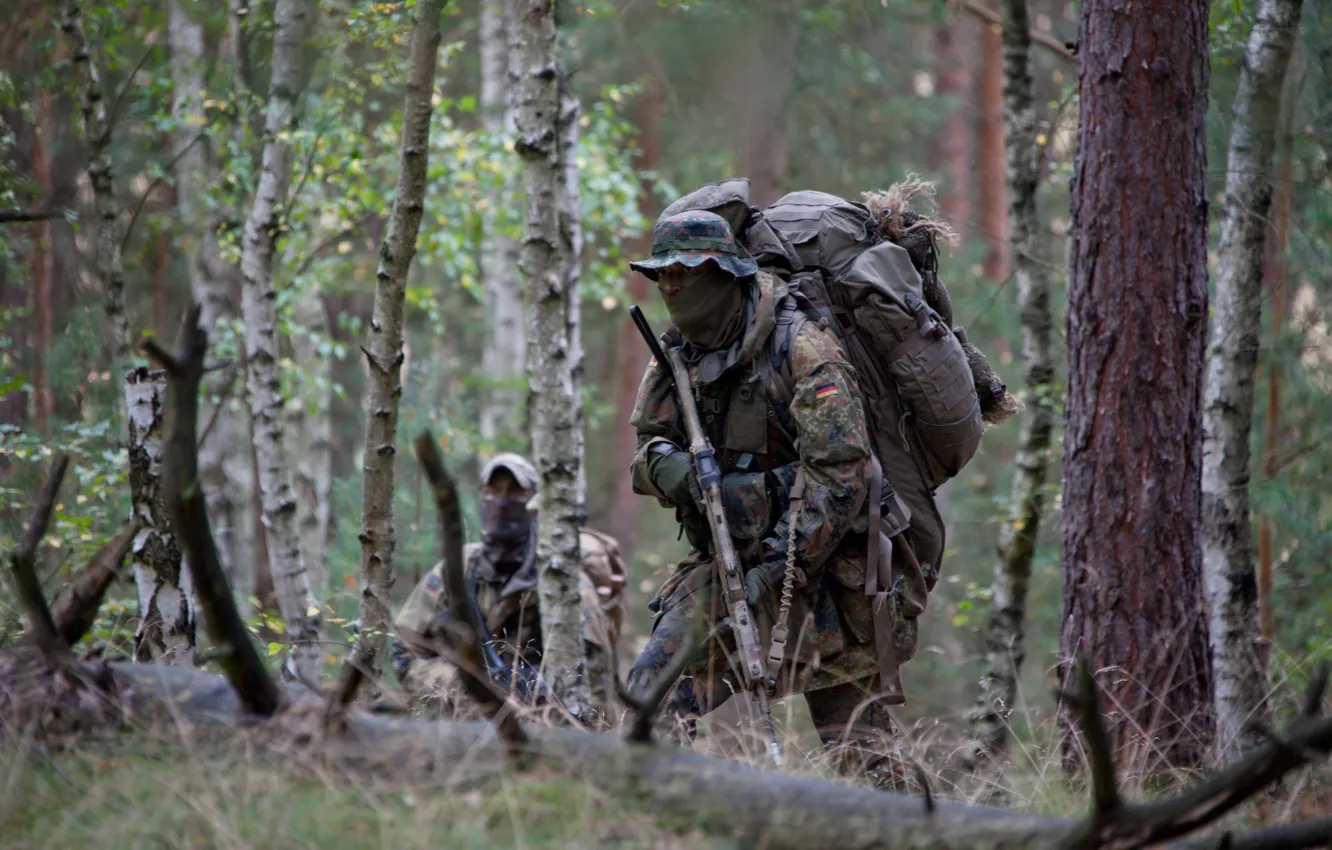 Photo wallpaper weapons, army, soldiers