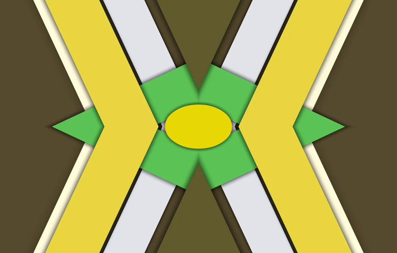 Photo wallpaper shadow, oval, triangle, layer