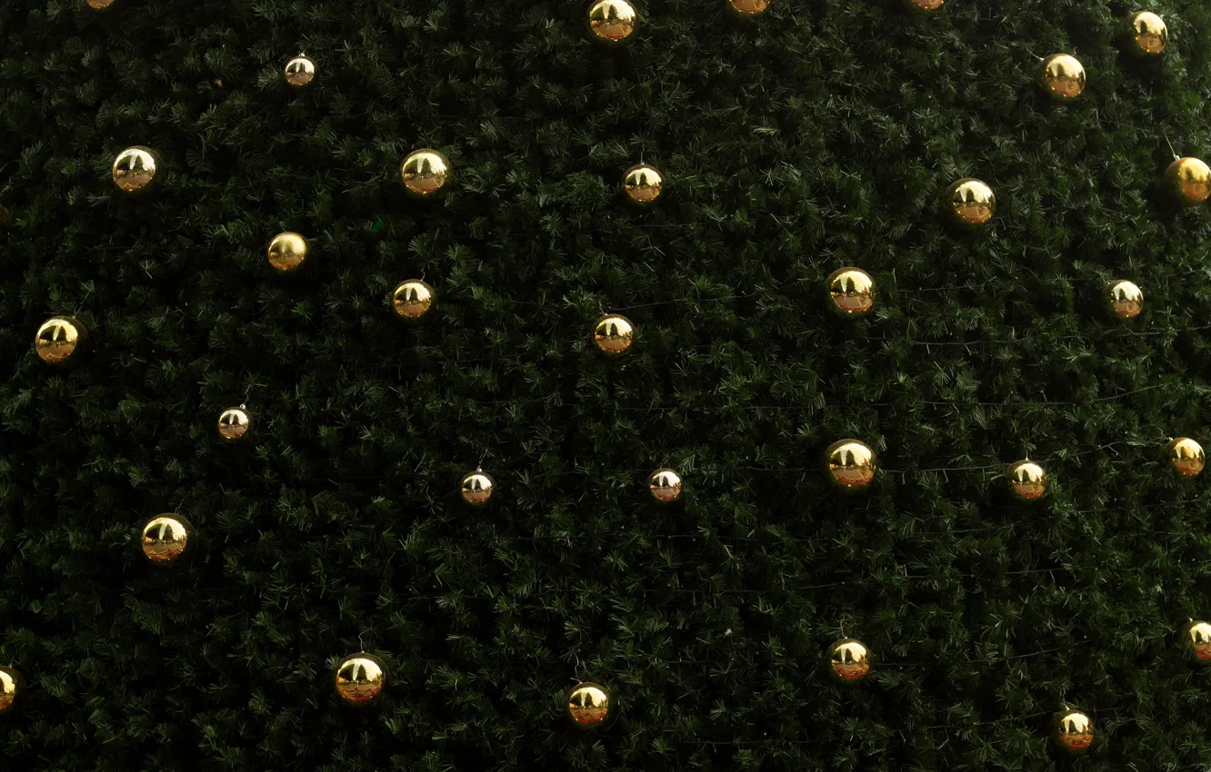 Photo wallpaper balls, the dark background, holiday, balls, Shine, texture, Christmas, New year