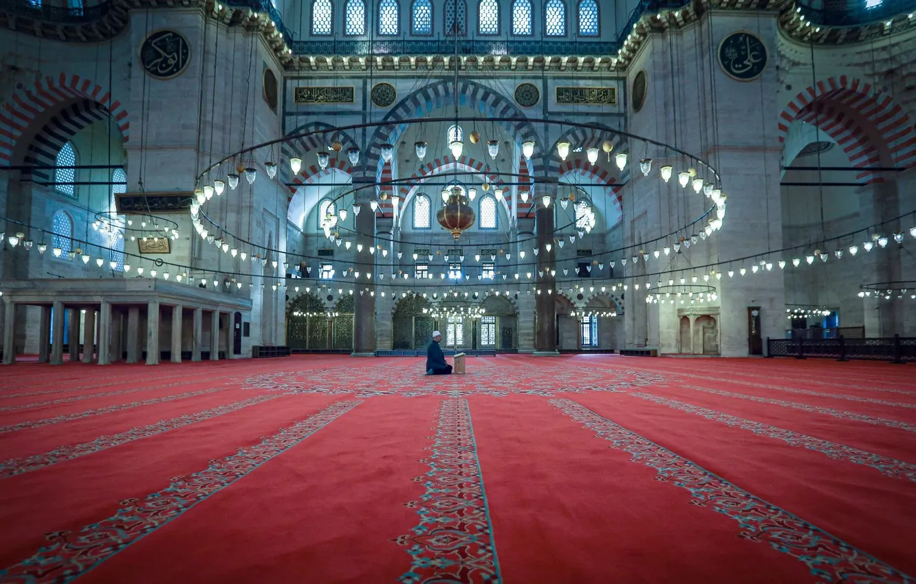Photo wallpaper turkey, mosque, ramadan