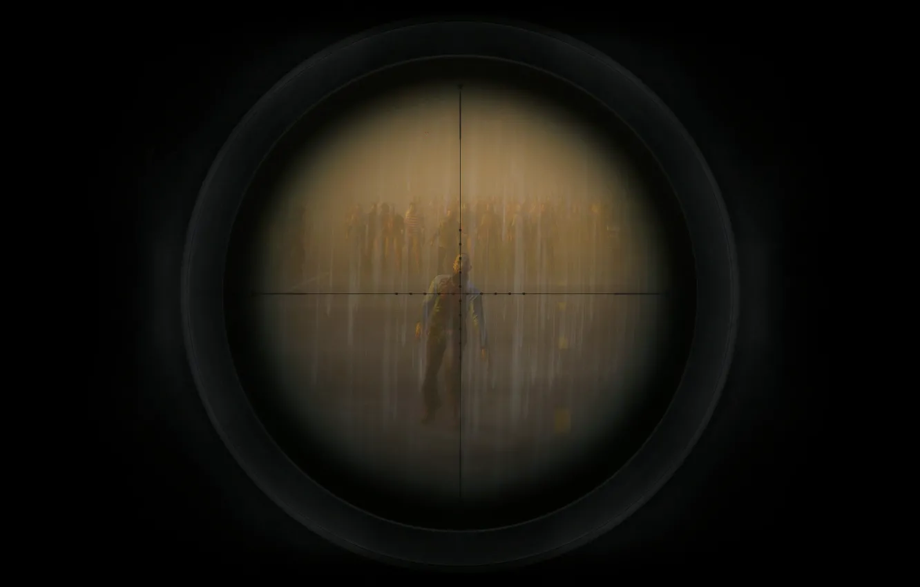 Photo wallpaper Apocalypse, zombies, sight, ghoul