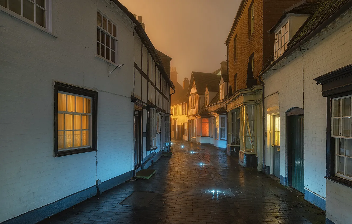 Photo wallpaper street, England, England, Alcester