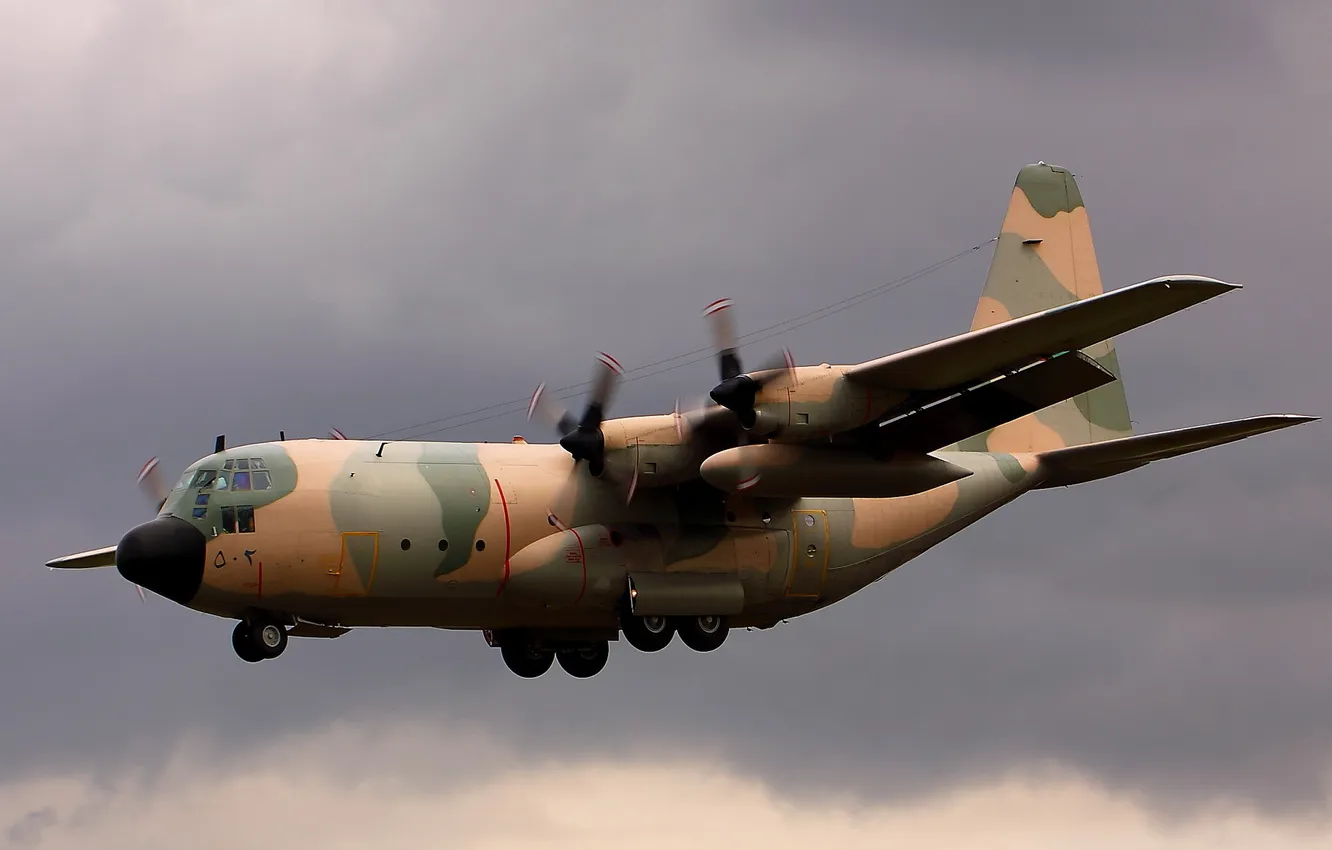 Photo wallpaper aviation, the plane, C130 Hercules