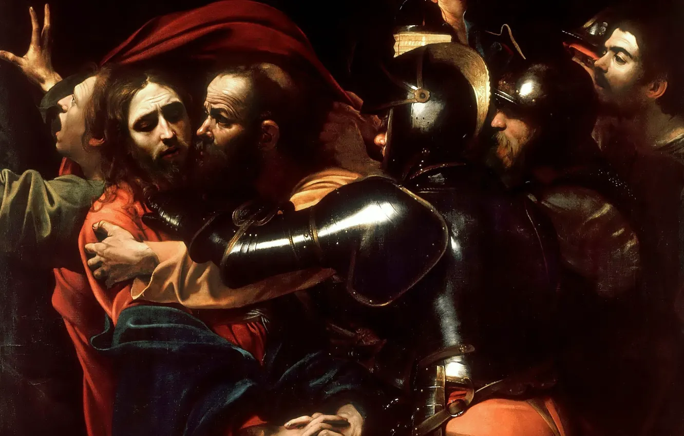 Photo wallpaper picture, mythology, Detention, Michelangelo Merisi da Caravaggio