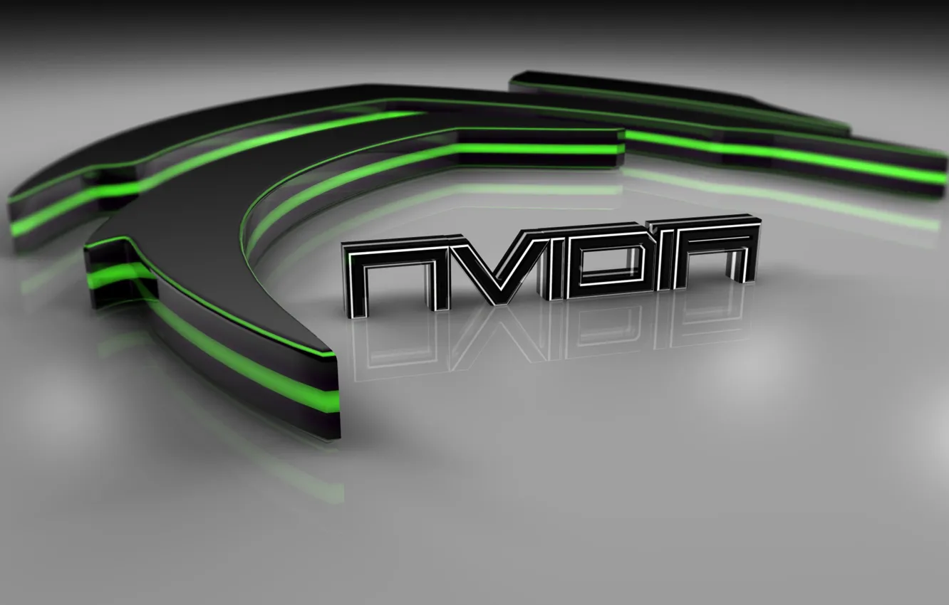 Photo wallpaper green, Nvidia, GeForce