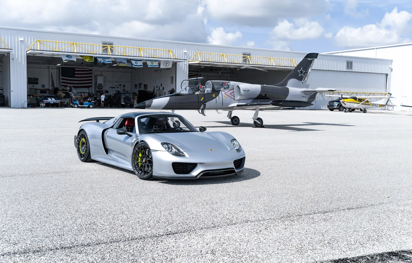 Photo wallpaper Porsche, Spyder, 918