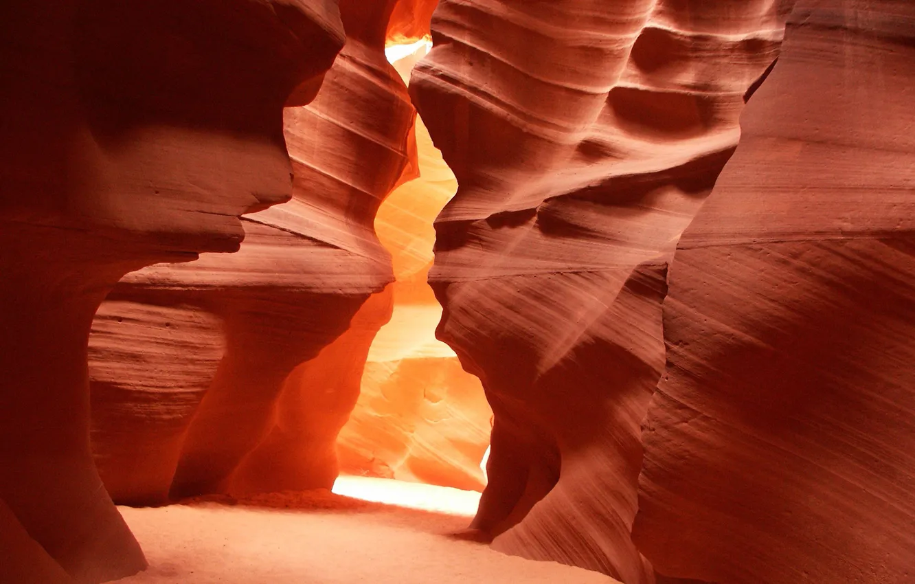 Photo wallpaper sand, nature, stones, photo, rocks, stone, gorge, cave