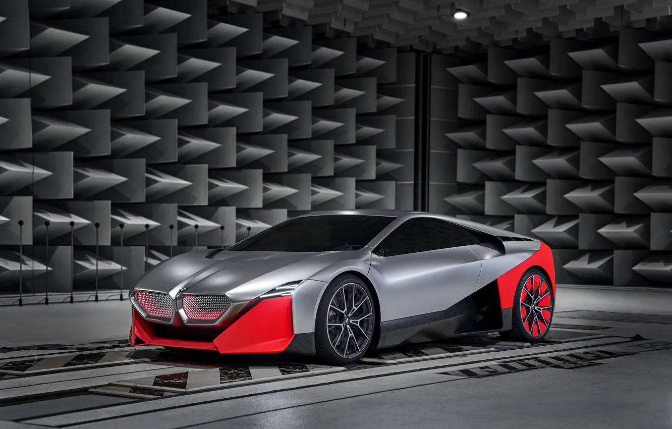 Photo wallpaper coupe, BMW, 2019, Vision M NEXT Concept, acoustic anechoic chamber