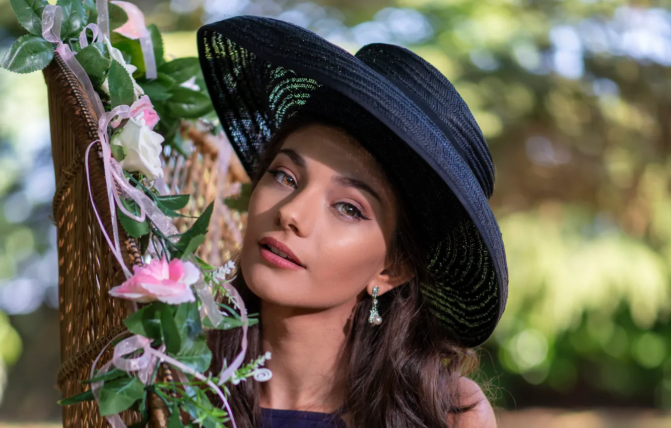 Photo wallpaper look, hat, It