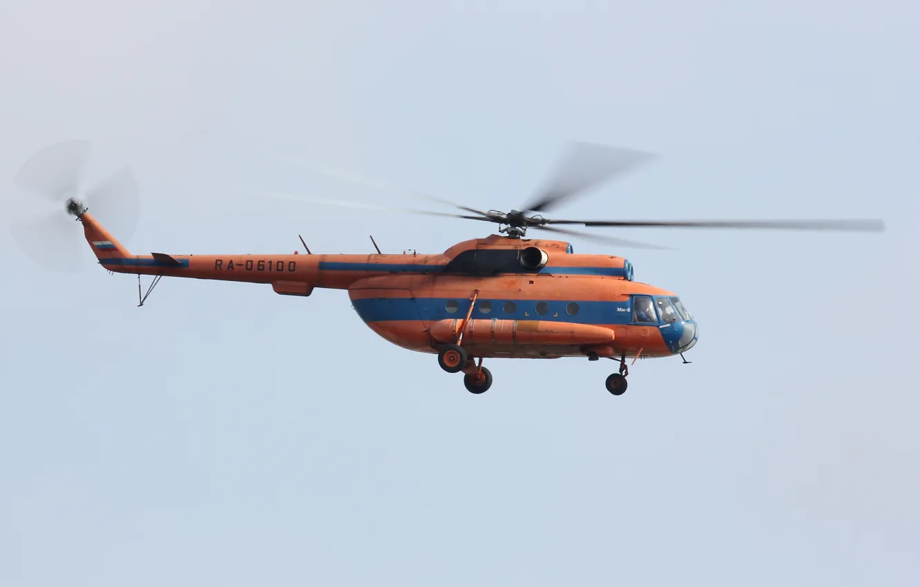 Photo wallpaper helicopter, multipurpose, Mi-8, Soviet/Russian, Hip