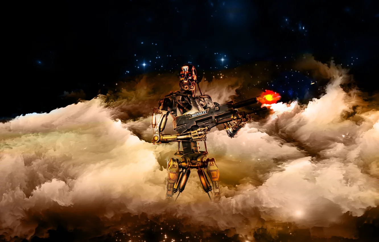 Photo wallpaper space, terminator, Terminator, monolith, monolit, Spase