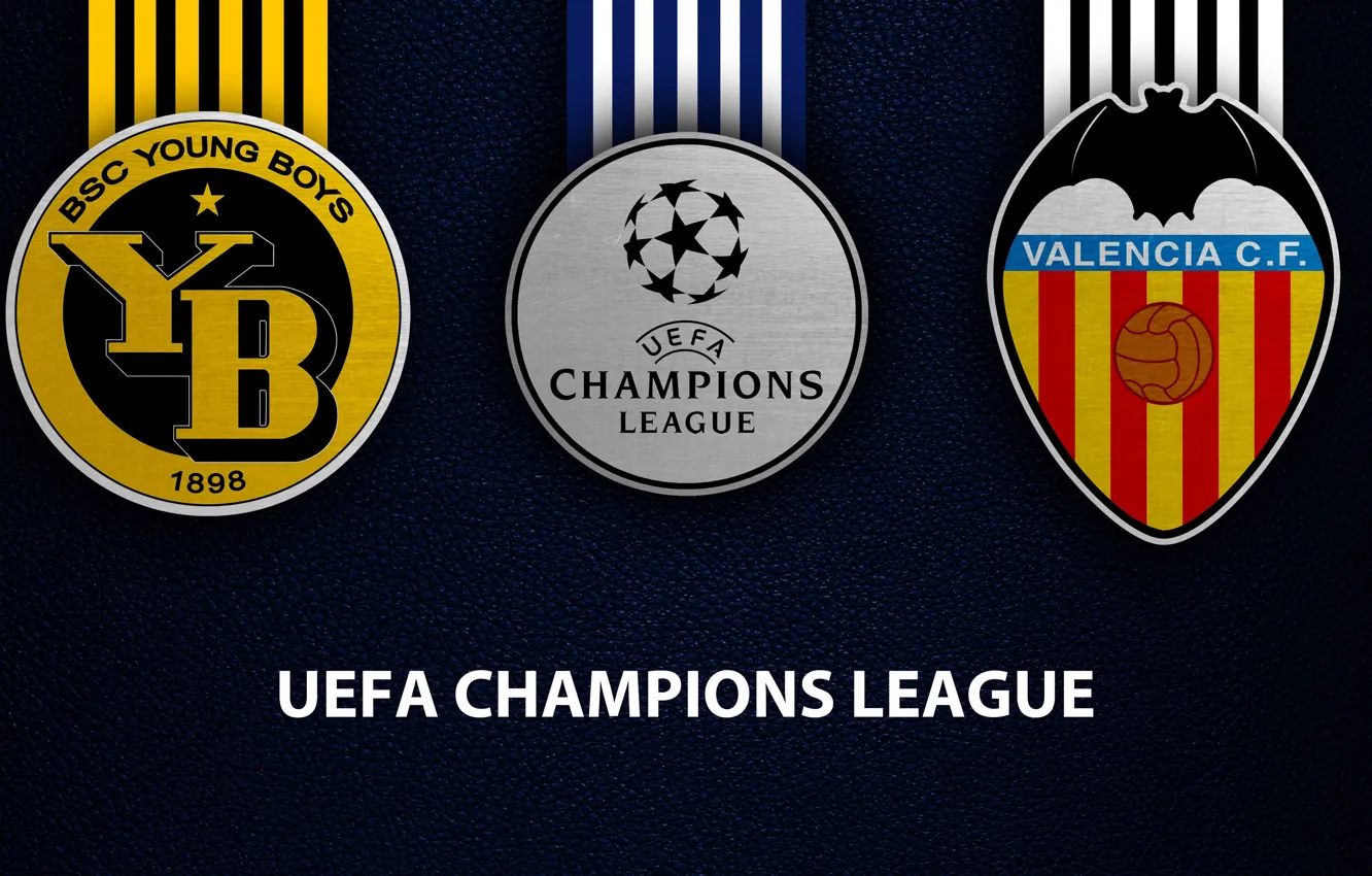 Photo wallpaper wallpaper, sport, logo, football, Valencia, UEFA Champions League, BSC Young Boys, BSC Young Boys vs …