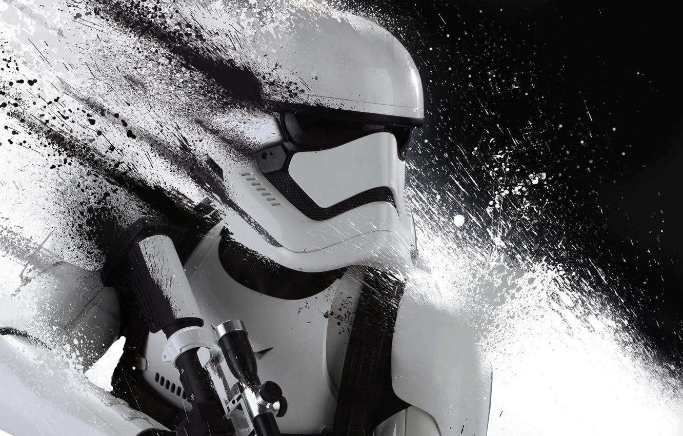 Photo wallpaper abstraction, soldiers, Star wars