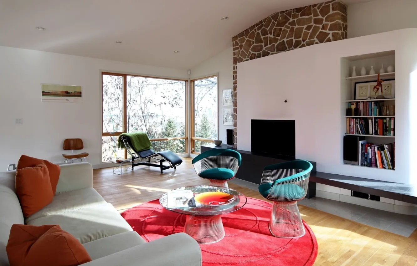 Photo wallpaper design, style, interior, living room, living room