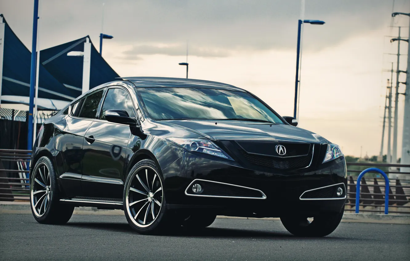Photo wallpaper The sky, Auto, Tuning, Machine, Parking, Drives, Acura, ZDX