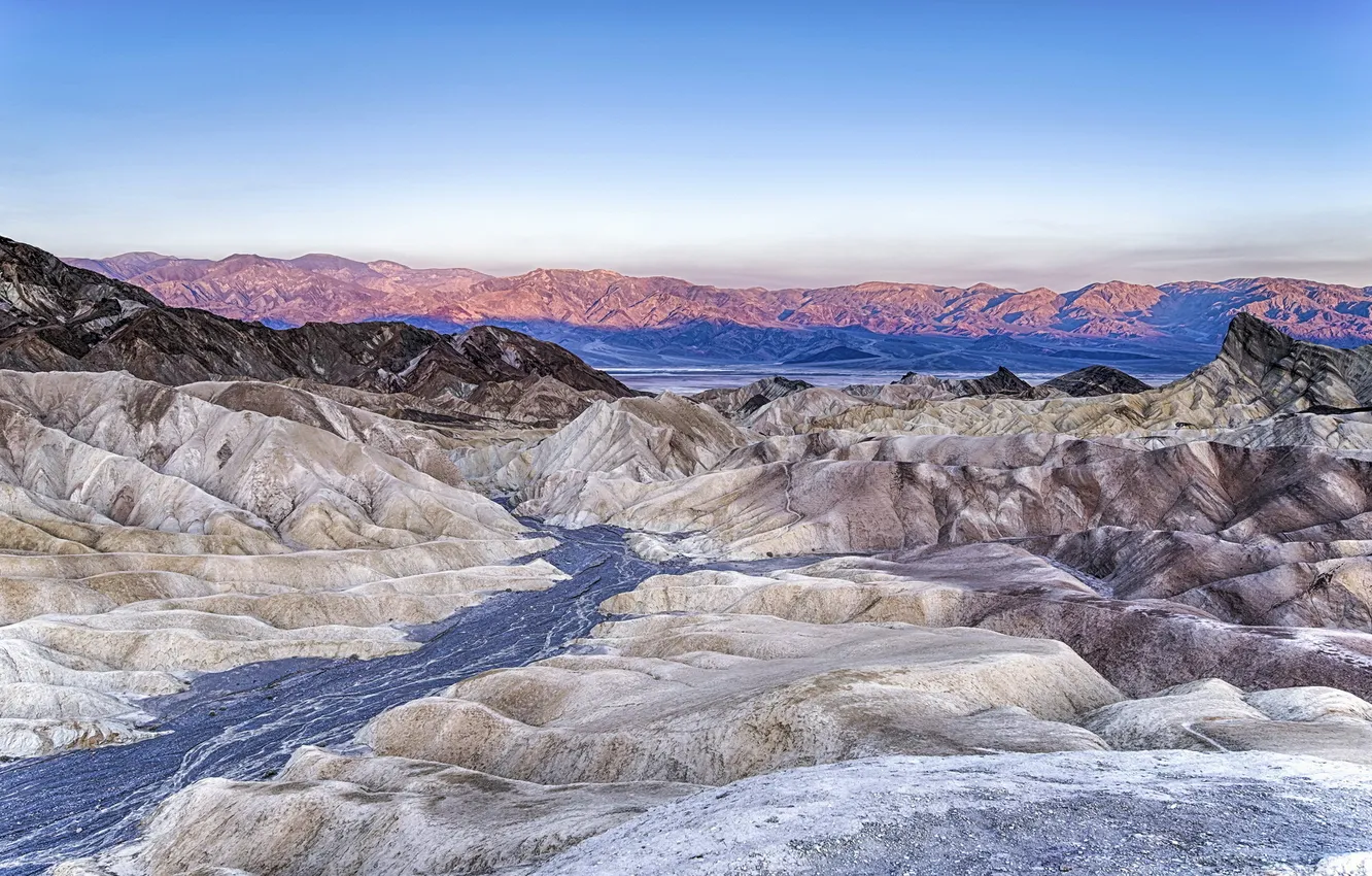 Photo wallpaper landscape, mountains, Death Valley National Park