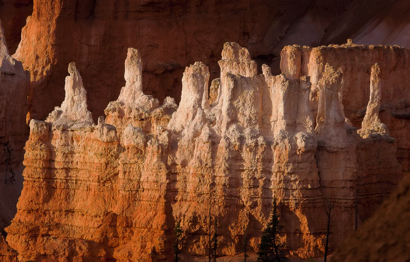 Photo wallpaper mountains, nature, rocks, canyon
