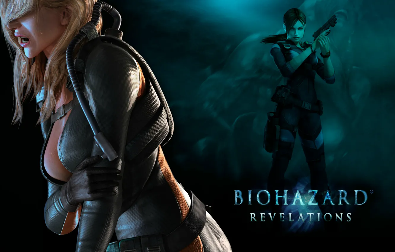 Photo wallpaper chest, gun, weapons, Resident Evil, Resident Evil: Revelations, Jill Valentine, Biohazard: Revelations, Rachel