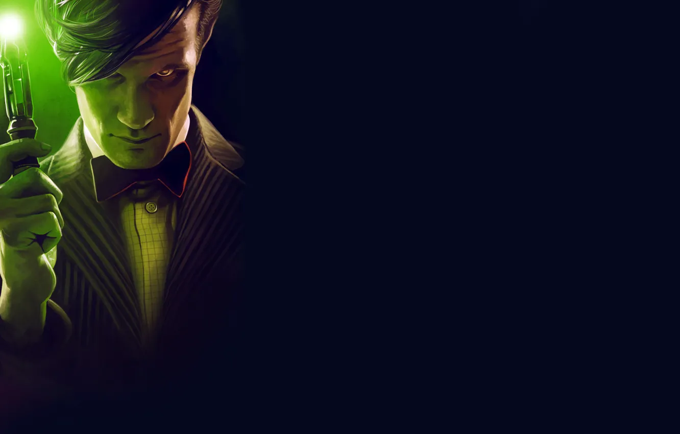 Photo wallpaper look, background, art, Doctor Who, Doctor Who, Matt Smith, Matt Smith, The Eleventh Doctor