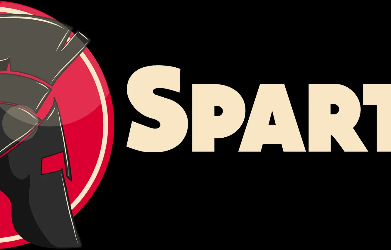 Photo wallpaper logo, Spartan, pearls, sparta