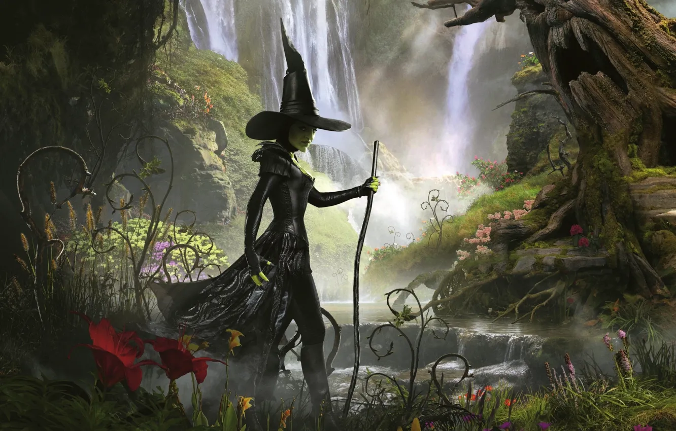 Photo wallpaper nature, fiction, hat, witch, Oz the Great and Powerful