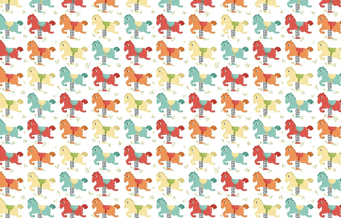 Photo wallpaper background, swing, the game, texture, art, children's, horse