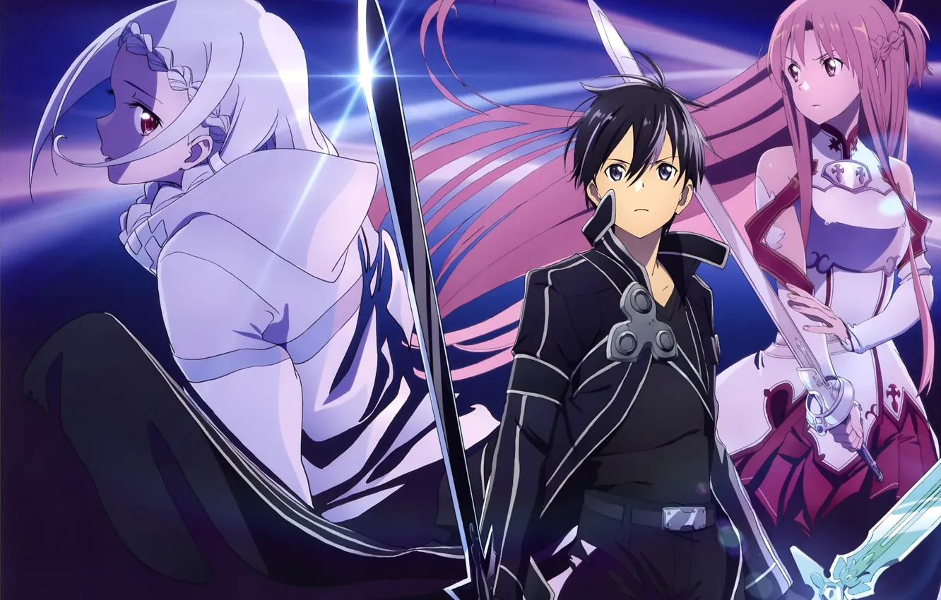 Photo wallpaper anime, characters, sword art online, sword art online