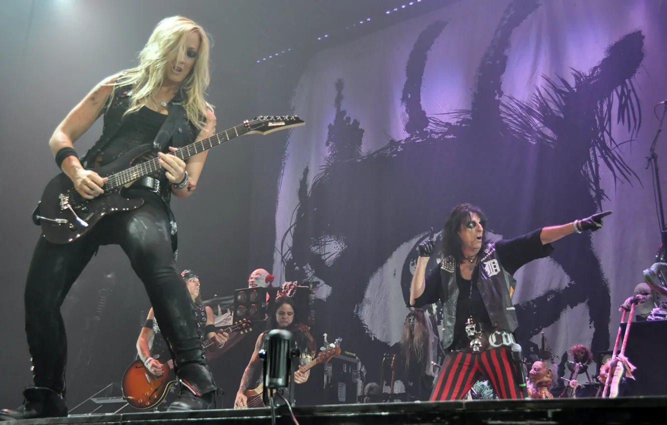 Photo wallpaper concert, musician, Alice Cooper, Alice Cooper