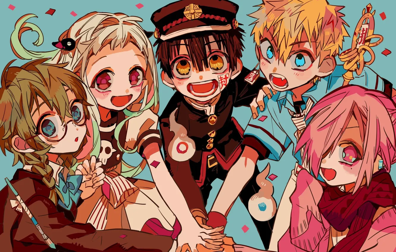 Photo wallpaper anime, art, characters, Toilet boy Hanako-kun, Jibaku Shounen Hanako-kun